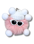 Keychain Pom-pom: Sunny Peach
