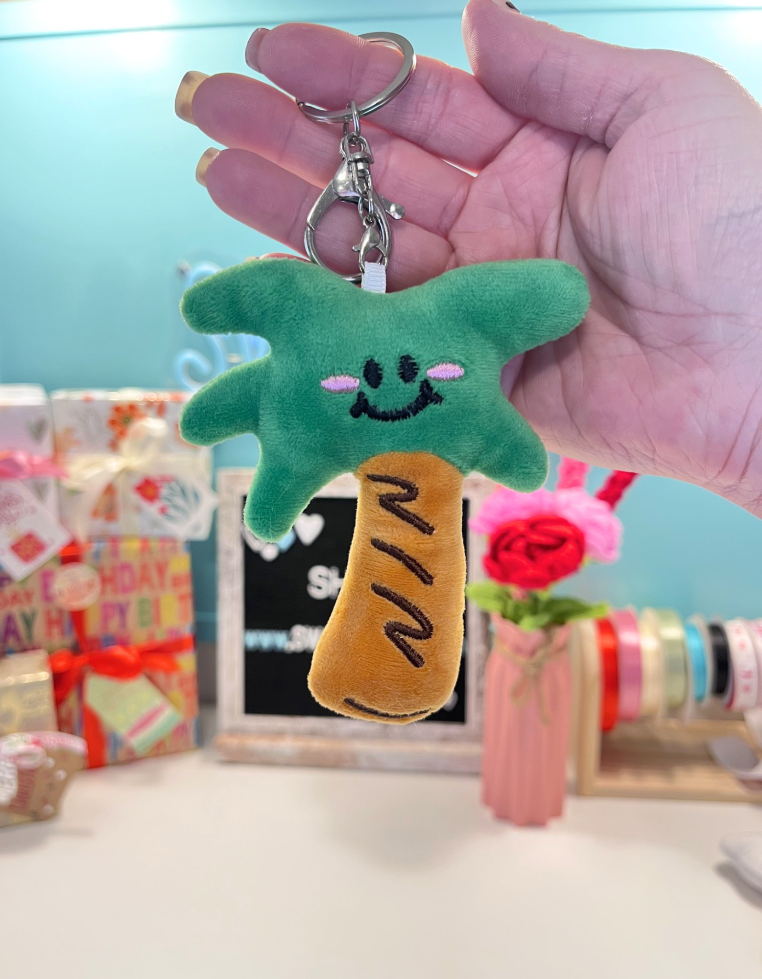 Keychain Plush: Palm Tree