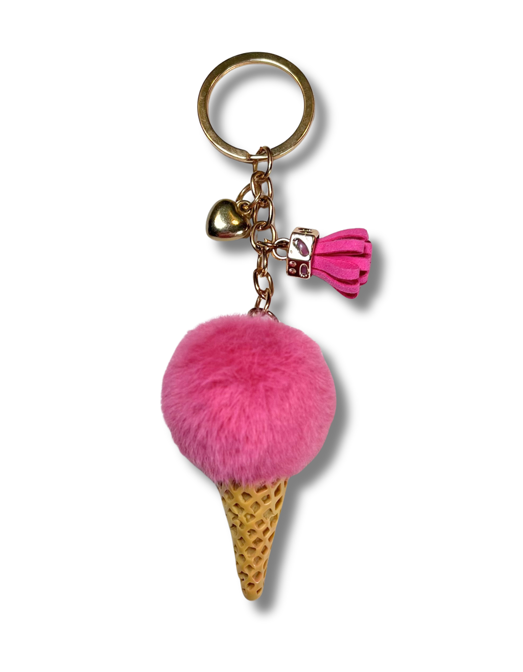 Keychain Plush: Ice Cream Cone