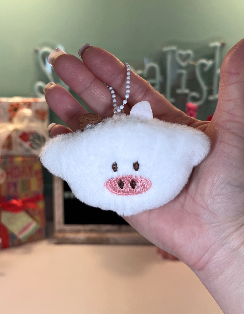 Keychain Plush: Cow