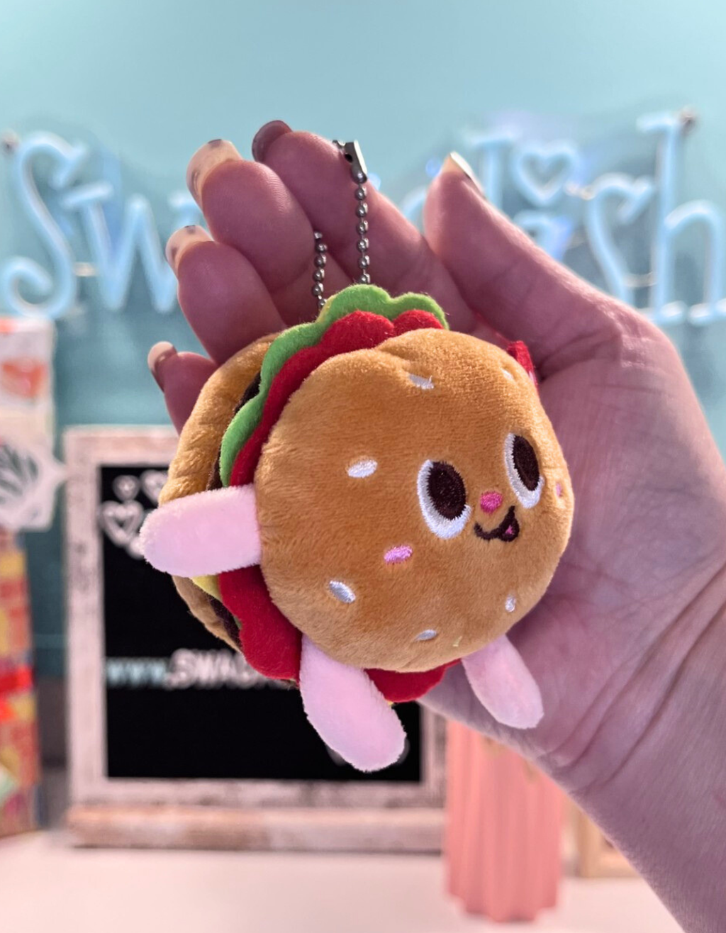 Keychain Plush: Cheeseburger