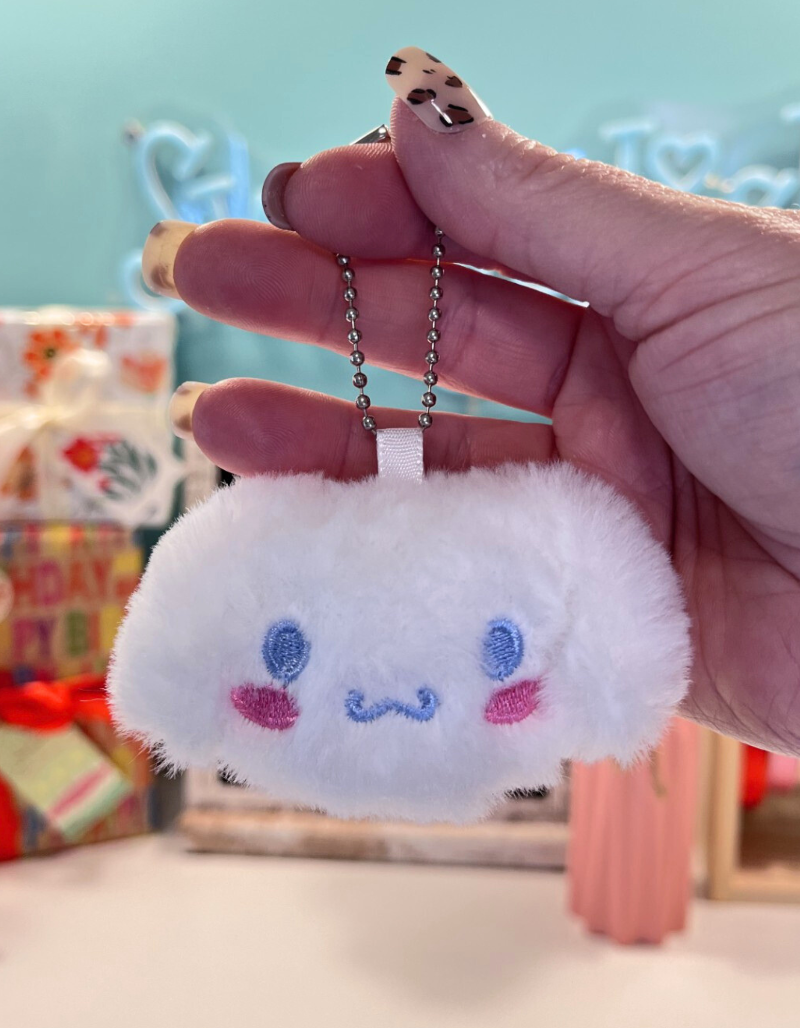 Keychain Plush: Sheep Dog