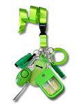 Safety Keychain Set: Green